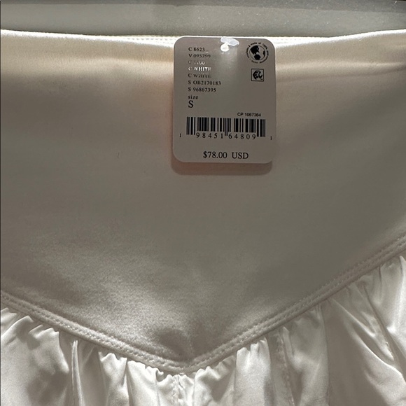NWT FP MovementWomen's In The the Swing White Pleated Skort Sz Small - Picture 4 of 4